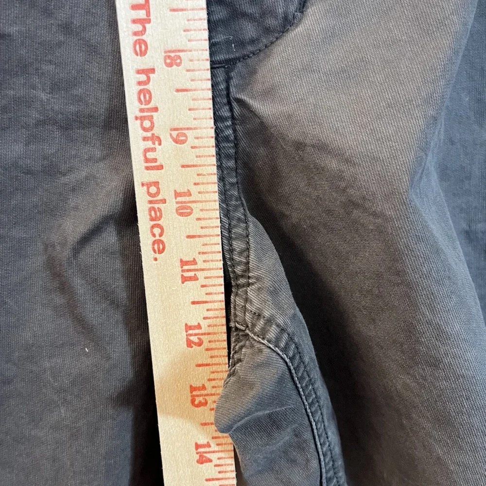 EDDIE BAUER Shorts Men's Flat Front Olive Khaki Specially Dyed 36 Please‎ READ
